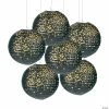 Flash Sale ๐ 10" Black & Gold Patterned Hanging Paper Lanterns - 6 Pc. โจ 1 Flash Sale ๐ 10" Black & Gold Patterned Hanging Paper Lanterns - 6 Pc. โจ -Occasions Sales 10 black and gold patterned hanging paper lanterns 6 pc 13765549