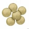 Cheap 😉 12" Solid Color Paper Lanterns - 6 Pc. 🌟 1 Cheap 😉 12" Solid Color Paper Lanterns - 6 Pc. 🌟 -Occasions Sales 12 gold hanging paper lanterns 6 pc 3 9165