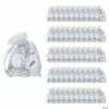 Brand new ✨ Mini Organza Drawstring Treat Bags - 50 Pc. 🎁 -Occasions Sales 2 1 2 x 3 1 2 mini silver organza drawstring treat bags 50 pc 3 5938