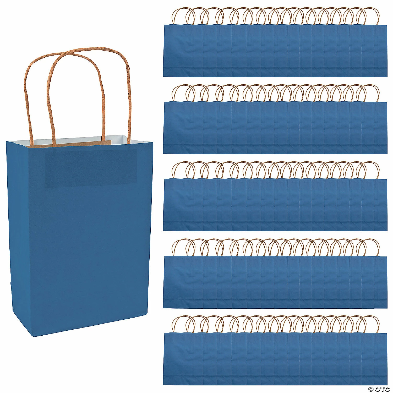 Best Sale ๐ 6 1/2" x 9" Bulk Medium Blue Kraft Paper Gift Bags - 60 Pc. ๐ 3 Best Sale ๐ 6 1/2" x 9" Bulk Medium Blue Kraft Paper Gift Bags - 60 Pc. ๐
