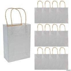 Top 10 🎁 6 1/2" x 9" Medium Kraft Paper Gift Bags - 12 Pc. 🎉