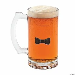 Cheapest 🎁 Bow Tie Glass Beer Mug 😍