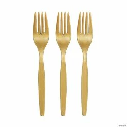 Promo 😍 Bulk Solid Color Plastic Forks - 50 Ct. ⭐