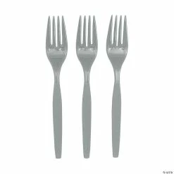 Outlet 🔔 Bulk Solid Color Plastic Forks - 50 Ct. ⌛