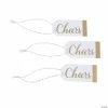 Wholesale ❤️ Cheers Gold & White Favor Tags - 24 Pc. 🔥 -Occasions Sales cheers gold and white favor tags 24 pc 13781859