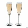 Flash Sale 😀 Crystalline Wedding Toasting Glass Champagne Flutes - 2 Ct. 🔔 -Occasions Sales crystalline wedding toasting glass champagne flutes 2 ct 13731346