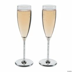 Flash Sale ๐ Crystalline Wedding Toasting Glass Champagne Flutes - 2 Ct. ๐