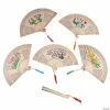 Coupon 🥰 Floral Folding Hand Fans - 6 Pc. ⭐ -Occasions Sales floral folding hand fans 6 pc 9 73c