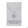 Best Pirce 🔥 Flower Girl Thank You Necklace 😉 -Occasions Sales flower girl thank you necklace13631024