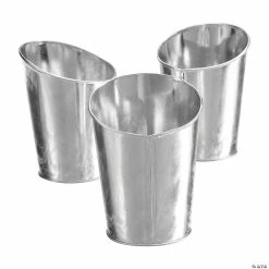 Discount 😉 Galvanized Vases - 3 Pc. ✔️