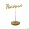 Best deal ๐ Gold Calligraphy Reserved Table Signs - 6 Pc. ๐ 1 Best deal ๐ Gold Calligraphy Reserved Table Signs - 6 Pc. ๐ -Occasions Sales gold calligraphy reserved table signs 6 pc 13773149