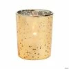 Promo 🔥 Mercury Glass Votive Candle Holders - 12 Pc. 😀 -Occasions Sales gold flecked mercury glass votive candle holders 12 pc 13725011