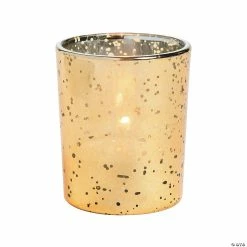 Promo 🔥 Mercury Glass Votive Candle Holders - 12 Pc. 😀