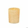 Wholesale 🥰 Gold Glitter Votive Candle Holders - 12 Pc. 😍