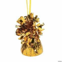 Best Pirce ⭐ Gold Metallic Balloon Weights - 12 Pc. ❤️