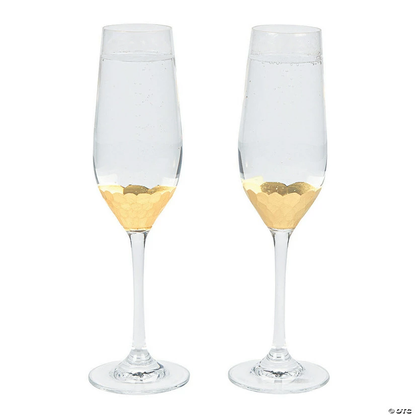 Top 10 ๐งจ Gold Scalloped Wedding Toasting Glass Champagne Flutes - 2 Ct. ๐ฏ 3 Top 10 ๐งจ Gold Scalloped Wedding Toasting Glass Champagne Flutes - 2 Ct. ๐ฏ