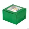 Discount 🌟 Cupcake Boxes - 12 Pc. ⌛ -Occasions Sales green cupcake boxes 12 pc 3 3577
