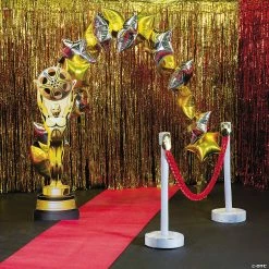 Hot Sale 🔥 Large Metallic Fringe Backdrop Curtains ❤️ -Occasions Sales large gold metallic fringe backdrop curtain3 6195 a03