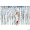 Promo 🎁 Large Metallic Fringe Backdrop Curtains 🔥 -Occasions Sales large silver metallic fringe backdrop curtain3 6194