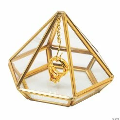 Cheap 🎁 Lillian Rose™ Gold Prism Hanging Ring Holder 👍 -Occasions Sales lillian rose gold prism hanging ring holder13937794 a01
