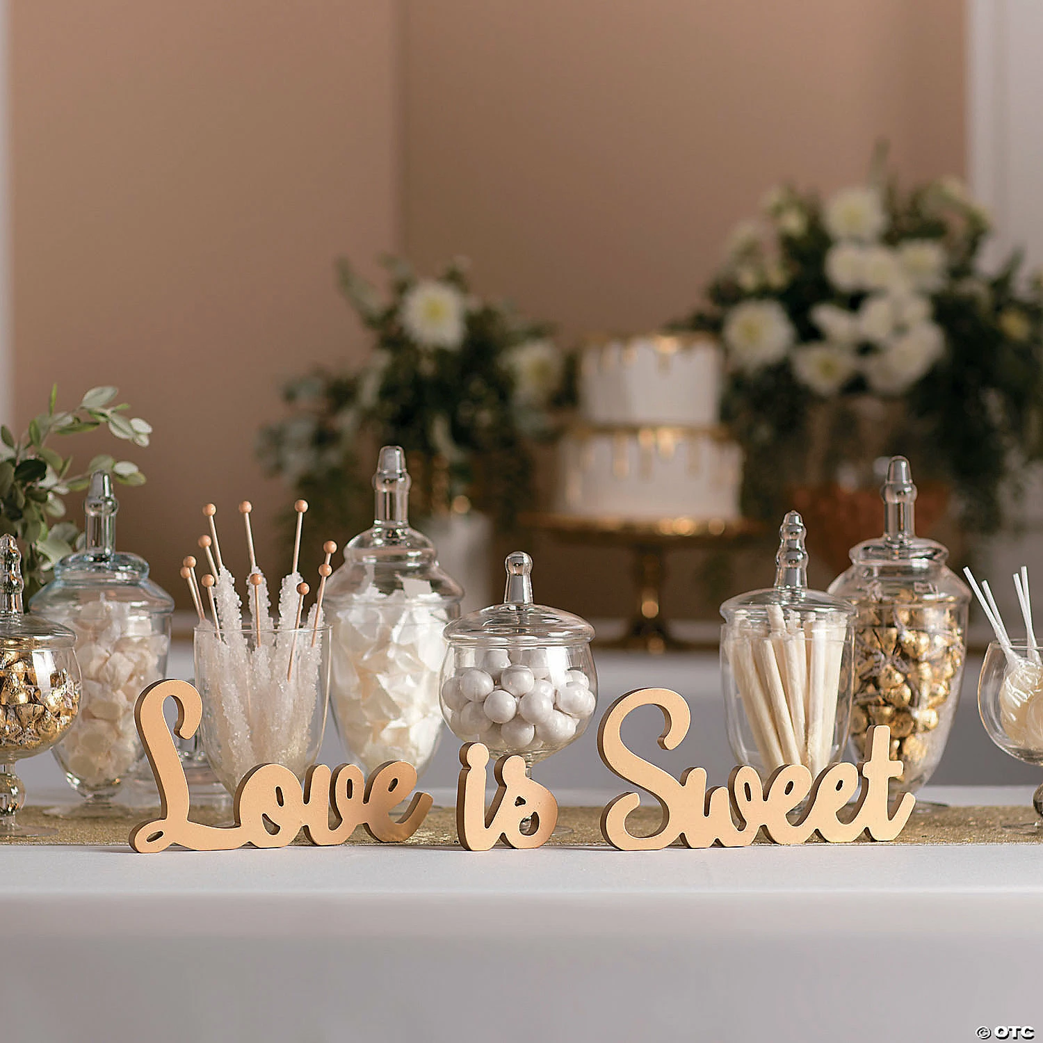 Best reviews of 🌟 Love is Sweet Gold Table Décor Set - 3 Pc. ❤️ 5 Best reviews of 🌟 Love is Sweet Gold Table Décor Set - 3 Pc. ❤️ - Image 3