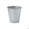 Brand new 😀 Medium Galvanized Pots - 6 Pc. 🎁 -Occasions Sales medium galvanized pots 6 pc 13745713