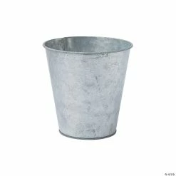 Brand new 😀 Medium Galvanized Pots - 6 Pc. 🎁