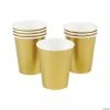 Best reviews of ✔️ Solid Color Paper Cups - 24 Ct. 😉 -Occasions Sales metallic gold solid color paper cups 24 ct 70 1439