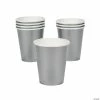 Coupon 🌟 Solid Color Paper Cups - 24 Ct. 🎉 -Occasions Sales metallic silver paper cups 24 ct 70 1440