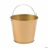 Wholesale 🛒 Mini Pails - 12 Pc. 💯 -Occasions Sales mini goldtone favor pails 12 pc 3 5974