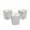 Cheapest 🌟 Mini Popcorn Boxes - 24 Pc. 🎁 -Occasions Sales mini silver popcorn boxes 24 pc 3 5354