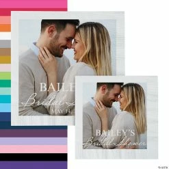 Outlet ❤️ Personalized Custom Photo Bridal Shower Paper Napkins - 50 Pc. 🌟