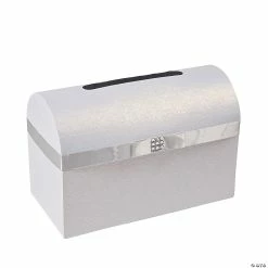 Best Sale ✨ Silver Bow Wedding Card Box 💯