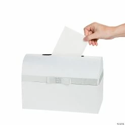 Best Sale ✨ Silver Bow Wedding Card Box 💯 -Occasions Sales silver bow wedding card box13632297 a02