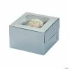 Best Sale ⭐ Cupcake Boxes - 12 Pc. ⭐ -Occasions Sales silver cupcake boxes 12 pc 3 5363