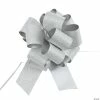 Promo 🛒 Glitter Pew Bows - 12 Pc. ⌛ -Occasions Sales silver glitter pew bows 12 pc 13776907