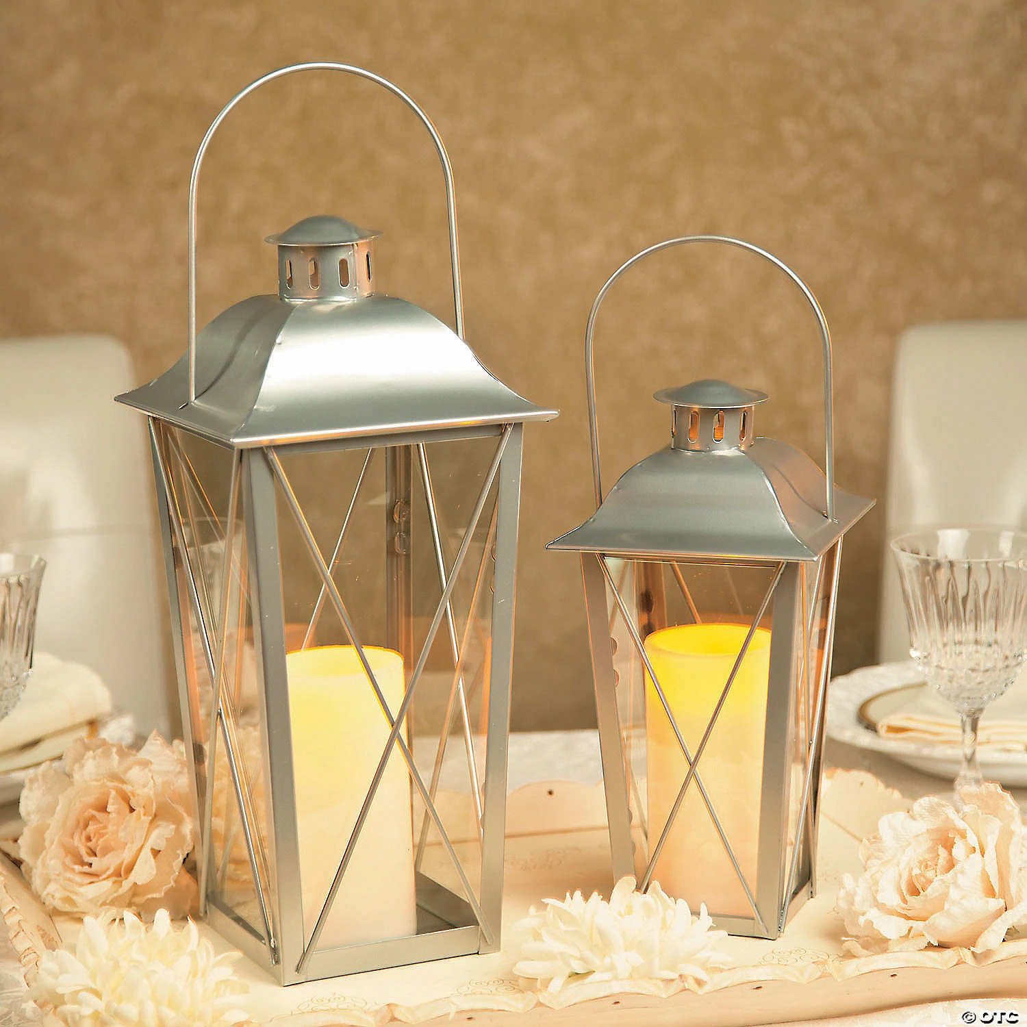 Outlet โ Silver Metal Lanterns - 2 Pc. ๐ฅฐ 5 Outlet โ Silver Metal Lanterns - 2 Pc. ๐ฅฐ - Image 3