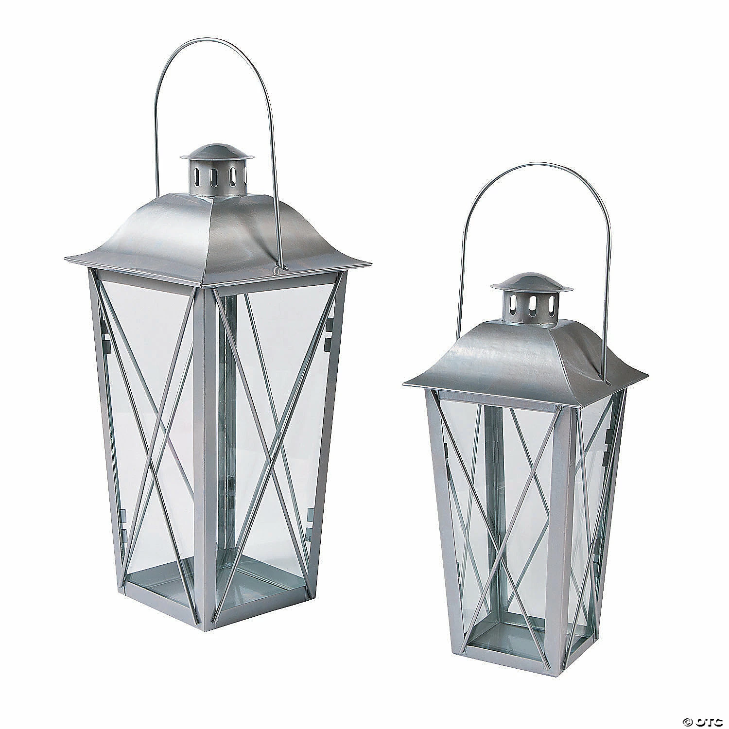 Outlet โ Silver Metal Lanterns - 2 Pc. ๐ฅฐ 3 Outlet โ Silver Metal Lanterns - 2 Pc. ๐ฅฐ