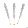 Deals 😉 Rock 🍬 Candy Lollipops - 12 Pc. 🌟 -Occasions Sales silver rock candy lollipops 12 pc 13783724