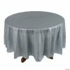 Top 10 🧨 Round Plastic Tablecloth ✔️ -Occasions Sales silver round plastic tablecloth70 1714