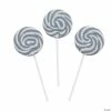 Outlet 😍 Swirl Lollipops - 24 Pc. 🤩 -Occasions Sales silver swirl lollipops 24 pc 5 1779
