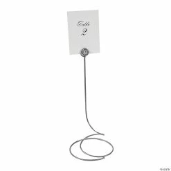 Wholesale 🎁 Tall Spiral Place Card Holders - 6 Pc. 👏