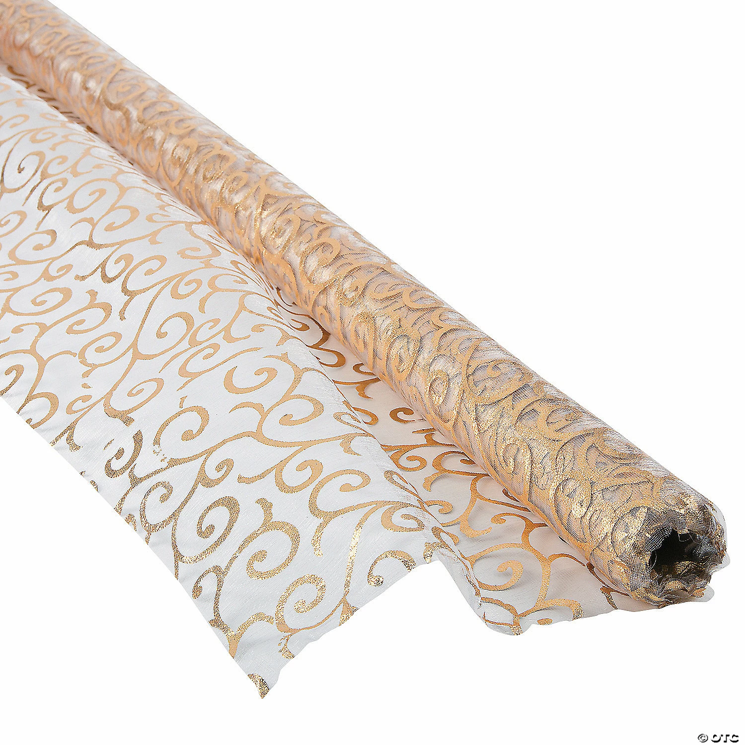 Discount 🤩 Victorian Gold Printed Fabric Roll 🥰 3 Discount 🤩 Victorian Gold Printed Fabric Roll 🥰