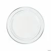 Cheap โ๏ธ Premium White Plastic Dinner Plates with Metallic Trim - 25 Ct. ๐ 1 Cheap โ๏ธ Premium White Plastic Dinner Plates with Metallic Trim - 25 Ct. ๐ -Occasions Sales white plastic dinner plates with silver trim 25 ct 13738069